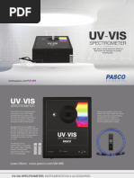 PASCO UV VIS Spectrometer Brochure