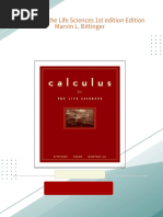 Immediate download Calculus for the Life Sciences 1st edition Edition Marvin L. Bittinger ebooks 2024