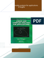 Where can buy Linear and complex analysis for applications D'Angelo ebook with cheap price