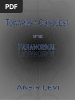 Towards a Conquest of the Paranormal