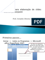 Diretrizes para Elaboração de Slides Usando Powerpoint