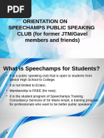 Speechamps Presentation