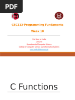 Lecture-Functions