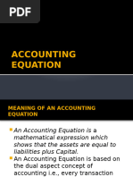 PPTs on Accounting Equation