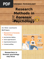 Forensic Psy, Lec 7