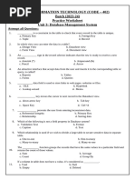 PartB-Unit3-Database Management system