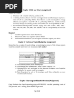 Assignments on Chapter 4, 5, 6, And 7 (December, 2024)