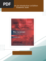 Where can buy The Lexicon: An Introduction 1st Edition Elisabetta Jezek ebook with cheap price