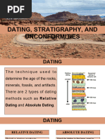 Lesson 2.3 - Dating, Stratigraphy, And Unconformities