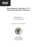 Parvis Soltan-Panahi - Thermodynamic Properties of F 1 Spinor Bose-Einstein Condensates