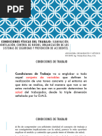 2 CONDICIONES FÍSICAS DEL TRABAJO