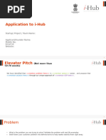 Pitch Deck_Name of Statup_Application to iHub