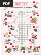 Occupations Crossword Puzzle