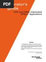 ATN and FANS Interlocked CPDLC Applications