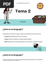 Tema 2. El lenguaje