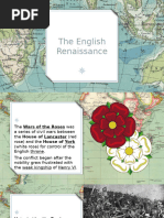 The English Renaissance