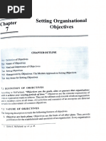 Ch-7 Setting Organisational Objectives