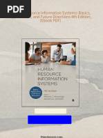 [Ebooks PDF] download Human Resource Information Systems: Basics, Applications, and Future Directions 4th Edition, (Ebook PDF) full chapters