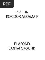 R. Plafon Koridor Asrama