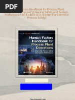 Complete Download Human Factors Handbook for Process Plant Operations: Improving Process Safety and System Performance 1st Edition Ccps (Center For Chemical Process Safety) PDF All Chapters