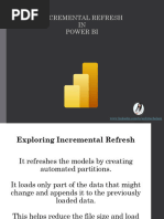 INCREMENTAL PowerBI REFRESH