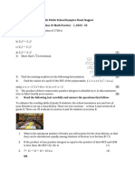 10 Math Mock  Practice -1  2024-25 (D-24)