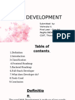 Vishu Web Development Ppt