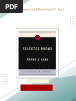 Get Selected Poems 1st Edition Frank O’Hara free all chapters