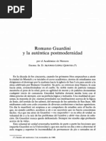 La Auténtica Postmodernidad Según Romano Guardini