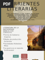 CORRIENTES LITERARIAS