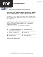 Antecedents of Muslim tourist loyalty_ The role of Islamic religiosity and tourist value co-creation