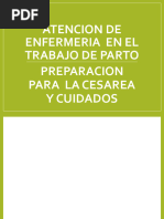 ATENCION DE ENFERMERIA  EN EL TRABAJO DE PARTO