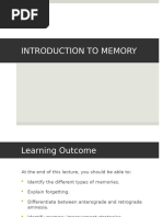 Lesson 4 Introduction to Memory