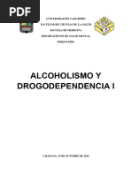 ALCOHOLISMO Y DROGODEPENDENCIA