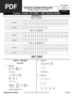 Practise Test 9 Solutions