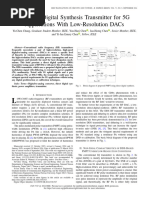 A Direct Digital Synthesis Transmitter for 5G Applications With Low-Resolution DACs (1)