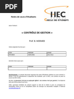 Contrôle de Gestion