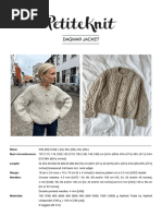 Dagmar Jacket ENGLISH petiteknit