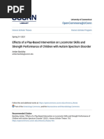 1-Effects of a Play-Based Intervention on Locomotor Skills and Strength Performance of Children with Autism Spectrum Disorder