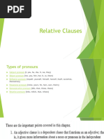 Relative Clauses