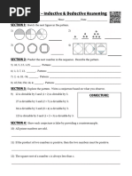 Inductive and Deductive Reasoning