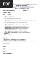 E-Note SS Three 2nd Term Data Processing