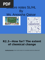 Reactivity 2.3. SL How far_ The extent of chemical change