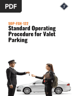 Standard Operating Procedure for Valet Parking