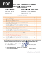 0. MIS 434 - Information Systems Project Management (Course File Checklist)