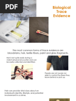 Biological Trace Evidence