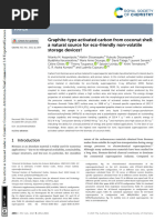 Graphite-type activated carbon from coconut shell. a natural source for eco-friendly non-volatile storage devices