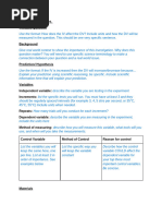  LAB REPORT CRIT B FORMAT