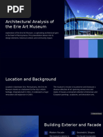 Architectural Analysis of the Erie Art Museum Case Study