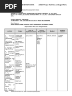 Annex 9 Project Work Plan and Budget Matrix FINAL